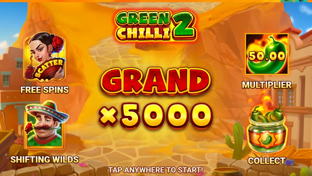 Discover the Fiery World of Green Chilli 2 Slot